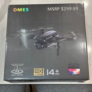 Black Drone with HD Camera